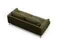 Canapea 2 locuri, Naomi, Micadoni Home, 170x95x75 cm, catifea, verde