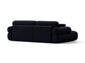 Coltar stanga 4 locuri, Ophelia, Micadoni Home, 236x164x84 cm, catifea, albastru regal