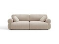 Canapea 3 locuri, Ophelia, Micadoni Home, 217x100x84 cm, tesatura structurata, bej