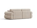 Canapea 3 locuri, Ophelia, Micadoni Home, 217x100x84 cm, tesatura structurata, bej