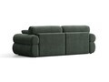 Canapea 3 locuri, Ophelia, Micadoni Home, 217x100x84 cm, tesatura structurata, verde muschi