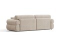 Canapea 4 locuri, Ophelia, Micadoni Home, 257x100x84 cm, tesatura structurata, bej