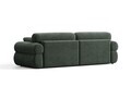 Canapea 4 locuri, Ophelia, Micadoni Home, 257x100x84 cm, tesatura structurata, verde muschi
