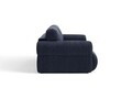 Canapea 4 locuri, Ophelia, Micadoni Home, 257x100x84 cm, tesatura structurata, albastru navy