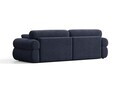 Canapea 4 locuri, Ophelia, Micadoni Home, 257x100x84 cm, tesatura structurata, albastru navy