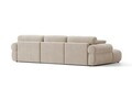 Coltar stanga 6 locuri, Ophelia, Micadoni Home, 297x164x84 cm, tesatura structurata, bej