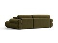 Coltar dreapta 4 locuri, Ophelia, Micadoni Home, 256x164x84 cm, catifea, verde