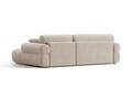 Coltar dreapta 4 locuri, Ophelia, Micadoni Home, 256x164x84 cm, tesatura structurata, bej