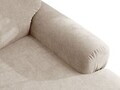 Coltar dreapta 4 locuri, Ophelia, Micadoni Home, 256x164x84 cm, tesatura structurata, bej
