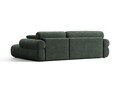 Coltar dreapta 4 locuri, Ophelia, Micadoni Home, 256x164x84 cm, tesatura structurata, verde muschi