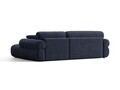 Coltar dreapta 4 locuri, Ophelia, Micadoni Home, 256x164x84 cm, tesatura structurata, albastru navy