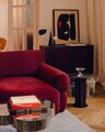 Coltar simetric 5 locuri, Ophelia, Micadoni Home, 259x259x84 cm, catifea, verde