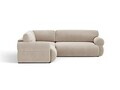 Coltar simetric 5 locuri, Ophelia, Micadoni Home, 259x259x84 cm, tesatura structurata, bej