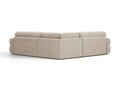 Coltar simetric 5 locuri, Ophelia, Micadoni Home, 259x259x84 cm, tesatura structurata, bej