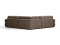 Coltar simetric 5 locuri, Ophelia, Micadoni Home, 259x259x84 cm, tesatura structurata, cappuccino