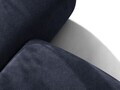 Coltar simetric 5 locuri, Ophelia, Micadoni Home, 259x259x84 cm, tesatura structurata, albastru navy