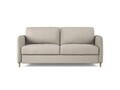 Canapea extensibila 3 locuri, Simo, Micadoni Home, 184x102x95 cm, tesatura structurata, bej sand