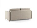Canapea extensibila 3 locuri, Simo, Micadoni Home, 184x102x95 cm, tesatura structurata, bej sand