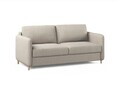 Canapea extensibila 3 locuri, Simo, Micadoni Home, 184x102x95 cm, tesatura structurata, bej sand