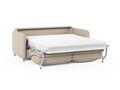 Canapea extensibila 3 locuri, Simo, Micadoni Home, 184x102x95 cm, tesatura structurata, bej