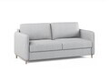Canapea extensibila 3 locuri, Simo, Micadoni Home, 184x102x95 cm, tesatura structurata, gri deschis