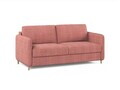 Canapea extensibila 3 locuri, Simo, Micadoni Home, 184x102x95 cm, tesatura structurata, rosu