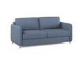 Canapea extensibila 3 locuri, Simo, Micadoni Home, 184x102x95 cm, tesatura structurata, albastru inchis