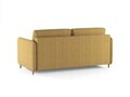 Canapea extensibila 3 locuri, Simo, Micadoni Home, 184x102x95 cm, tesatura structurata, galben