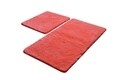 Set 2 covorase de baie Havai, Chilai, 50x60 cm/60x100 cm, coral