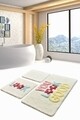 Set 3 covorase de baie Look, Chilai, 40x60 cm/50x60 cm/60x100 cm,multicolor