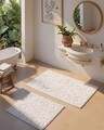 Set covorase de baie, L'essentiel Maison, Elena, Ecru