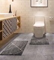 Set covorase de baie, L'essentiel Maison, Ista, Gri inchis
