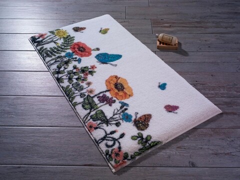 Covoras de baie Coral, Confetti, 57x100 cm, multicolor