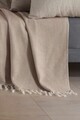 Cuvertura de pat, L'essentiel Maison, 2M, Bumbac, Bej