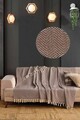 Cuvertura de pat, L'essentiel Maison, 2M, Bumbac, Maro