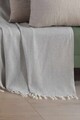 Cuvertura de pat, L'essentiel Maison, 2M, Bumbac, Gri