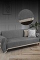 Cuvertura de pat, L'essentiel Maison, 3M Baglamasiz, Bumbac, Negru