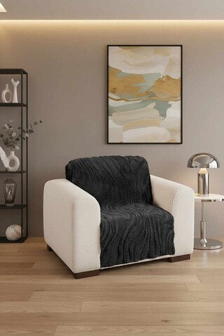 Cuvertura de pat, L'essentiel Maison, Zen 100, Poliester, Antracit