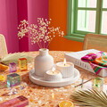 Set de lumanari, Ers1271 HC, BETON, Alb