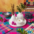 Set de lumanari, Ers1281 HC, BETON, Alb