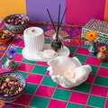Set de lumanari, Ers1234 HC, BETON, Alb