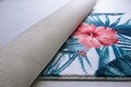 Covoras de baie Hibiscus, Confetti, 80x140 cm, coral