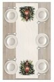 Traversa de masa, Artrunchrst-04, 40x135 cm, Poliester, Multicolor