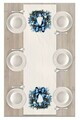 Traversa de masa, Artrunchrst-170, 40x135 cm, Poliester, Multicolor