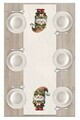 Traversa de masa, Artrunchrst-214, 40x135 cm, Poliester, Multicolor