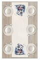 Traversa de masa, Artrunchrst-218, 40x135 cm, Poliester, Multicolor