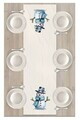 Traversa de masa, Artrunchrst-25, 40x135 cm, Poliester, Multicolor
