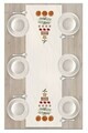Traversa de masa, Artrunchrst-262, 40x135 cm, Poliester, Multicolor