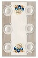 Traversa de masa, Artrunchrst-33, 40x135 cm, Poliester, Multicolor