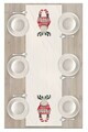 Traversa de masa, Artrunchrst-468, 40x135 cm, Poliester, Multicolor